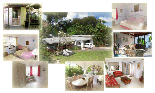 Mangoes Self-catering Villa on the West Coast of Barbados in the Caribbean